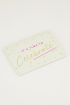 Giftcardholder It's time to celebrate | cadeaukaart My Jewellery