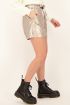 Gouden short leatherlook