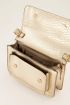 Gouden tas croco print