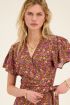 Groene midi jurk met multikleur bloemenprint | My Jewellery