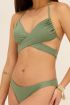 Shiny green multiway bikini top  | My Jewellery