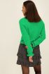 Groene trui met ruffle uiteinden | My Jewellery