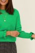 Groene trui met ruffle uiteinden | My Jewellery