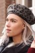 Baret Luipaardprint Grijs, Baretjes