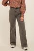 Grey wide-leg jeans with studs | My Jewellery