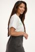 Grijs t-shirt met smiley print |t-shirts| My Jewellery