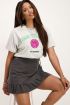 Grijs t-shirt met smiley print |t-shirts| My Jewellery