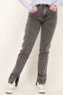 Grijze jeans met split | Grijze broek | My Jewellery