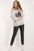 Grijze love hoodie met teddy letters | My Jewellery