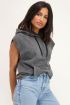Grijze Mouwloze hoodie | My Jewellery