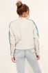 Grijze sweater met regenboog streep | My Jewellery