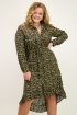 Groene midi jurk zebraprint | Jurkjes | My Jewellery