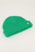 Groen gekleurde muts