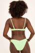 Groene badstof bikini top met beugel | My Jewellery