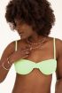 Groene badstof bikini top met beugel | My Jewellery