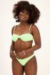 Groene badstof bikini top met beugel | My Jewellery