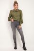 Groene blouse met corduroy | My Jewellery