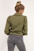 Groene blouse met corduroy | My Jewellery