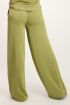 Groene broek satijnen look