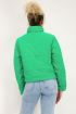 Fel groene puffer jacket