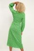 Groene midi jurk met paisley print