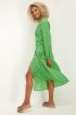 Groene midi jurk met paisley print