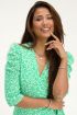 Groene midi overslagjurk bloemetjes | Overslagjurk | My Jewellery