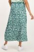 Groene midi rok in panterprint | midi rok | My Jewellery