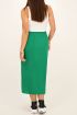 Groene midi rok met open strik detail | My Jewellery