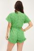Groene playsuit met paisley print