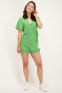 Groene playsuit met paisley print