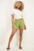 Groen shortje met ruffle | My Jewellery