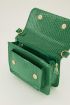 Groene tas croco print