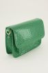 Groene tas croco print