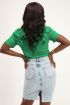 Groene top met ruffle | My Jewellery