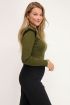 Groene top met schouder ruffle | Tops | My Jewellery