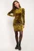 Groene velvet jurk met open rug | jurkjes | My Jewellery
