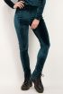 Groene velvet legging met split | Broek | My Jewellery
