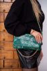 Groene schoudertas met goudkleurige rits | My Jewellery