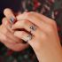 Ring rond plaatje luipaard My Jewellery