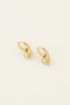 Oorringen met hart & strass steen | My Jewellery