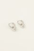 Oorringen met hart & strass steen | My Jewellery