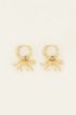 Hoop earrings with leopard charm | My Jewellery