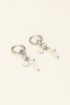 Hoop earrings with star & pearls | My Jewellery