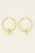 Oorringen met lucky in love charm | My Jewellery
