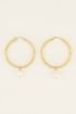 Oorringen met pure love charm | My Jewellery