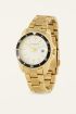 Horloge schakelband witte wijzerplaat