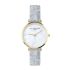 My Jewellery Horloge velvet bandje marmer grijs