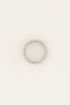 Iconic brede ring met patroon
