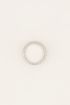 Iconic brede ring met ribbels